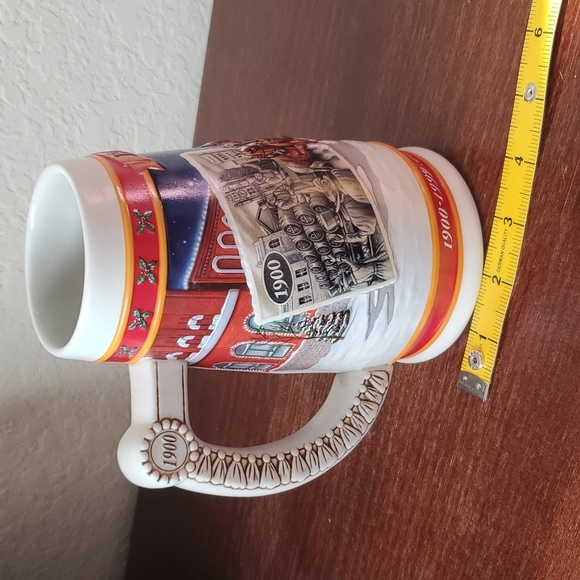 VTG 1999 Budweiser Beer holiday Collectible Stein "A Century of Tradition" - Picture 10 of 10